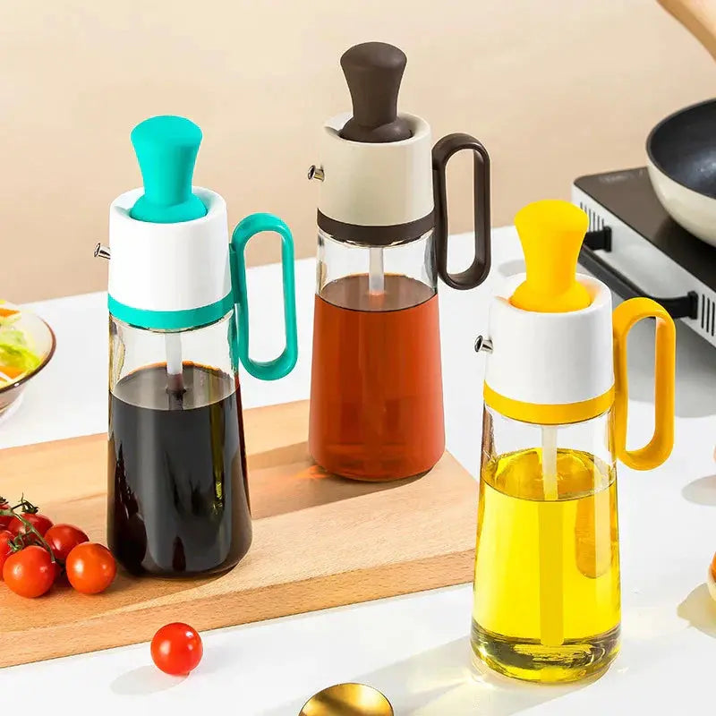 2 In 1 Glass Olive Oil Dispenser Tashm store