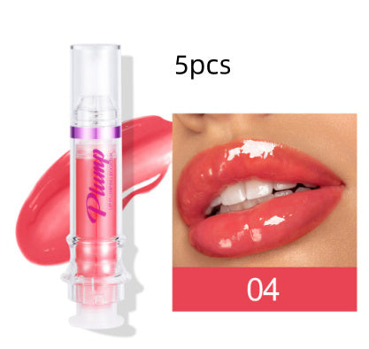 New Tube Lip Rich Lip Color Slightly Spicy Lip Honey Lip Glass Mirror Face Lip Mirror Liquid Lipstick Tash Store
