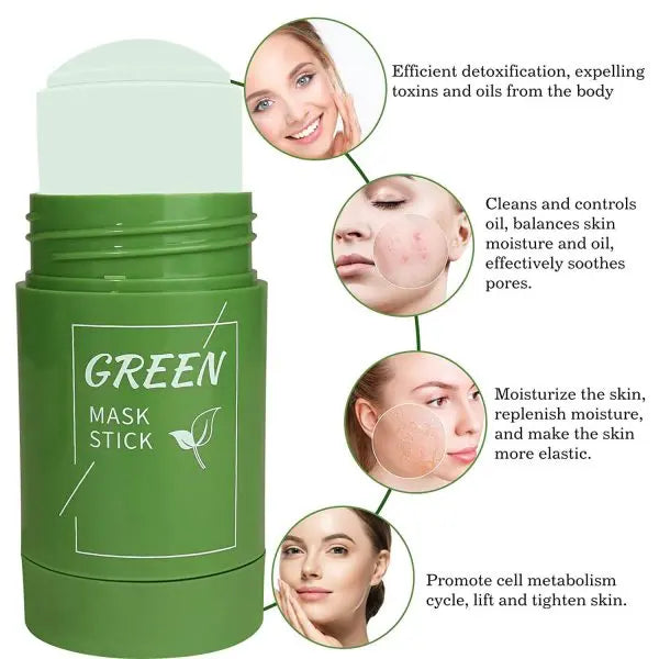 Green Tea Cleansing Mask Purifying Clay Stick Tashm store