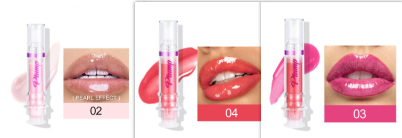 New Tube Lip Rich Lip Color Slightly Spicy Lip Honey Lip Glass Mirror Face Lip Mirror Liquid Lipstick Tash Store