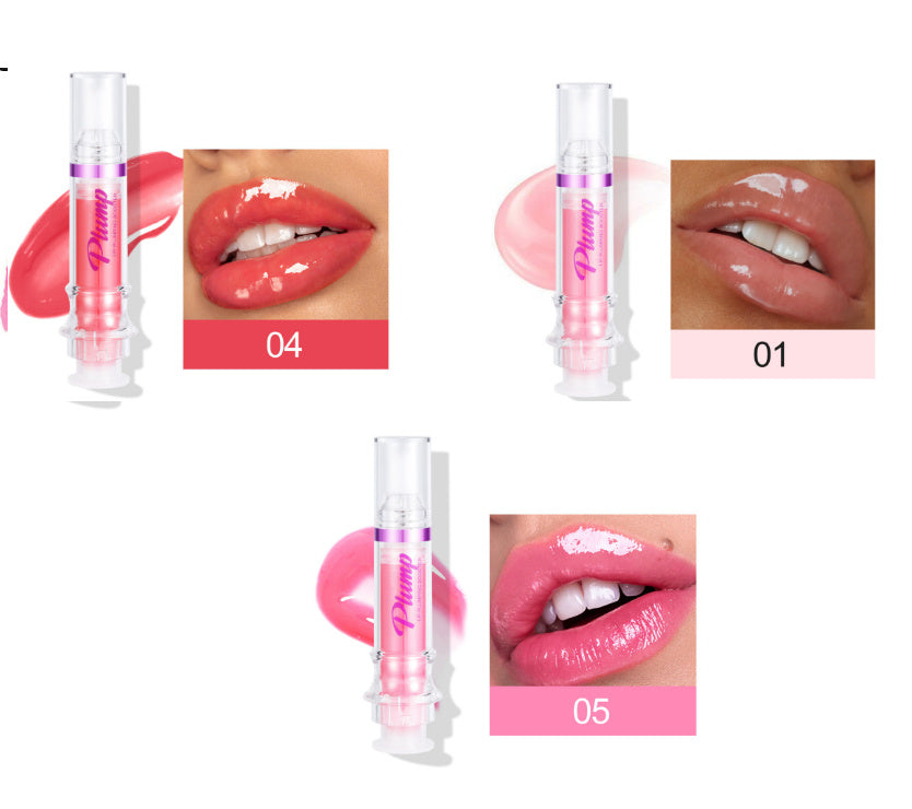 New Tube Lip Rich Lip Color Slightly Spicy Lip Honey Lip Glass Mirror Face Lip Mirror Liquid Lipstick Tash Store