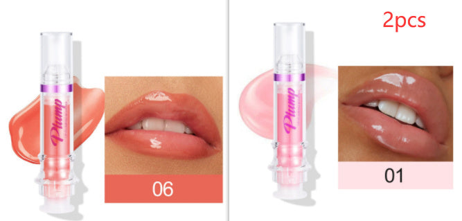 New Tube Lip Rich Lip Color Slightly Spicy Lip Honey Lip Glass Mirror Face Lip Mirror Liquid Lipstick Tash Store