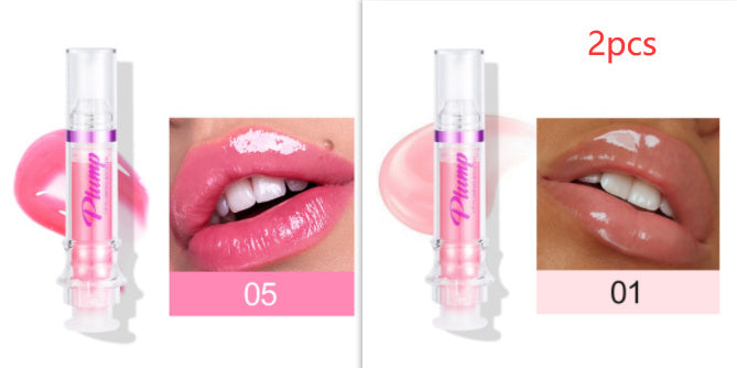 New Tube Lip Rich Lip Color Slightly Spicy Lip Honey Lip Glass Mirror Face Lip Mirror Liquid Lipstick Tash Store