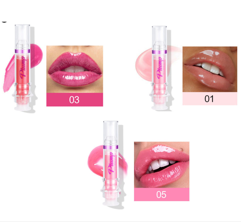 New Tube Lip Rich Lip Color Slightly Spicy Lip Honey Lip Glass Mirror Face Lip Mirror Liquid Lipstick Tash Store