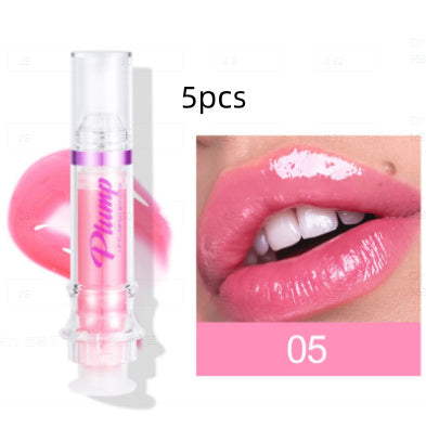 New Tube Lip Rich Lip Color Slightly Spicy Lip Honey Lip Glass Mirror Face Lip Mirror Liquid Lipstick Tash Store