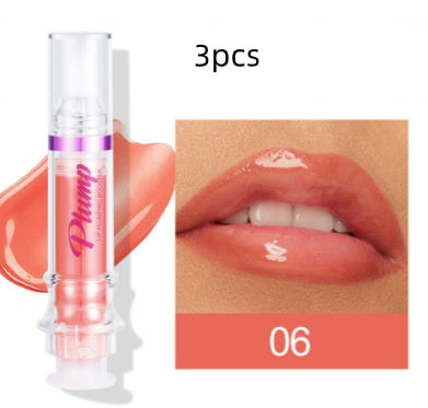 New Tube Lip Rich Lip Color Slightly Spicy Lip Honey Lip Glass Mirror Face Lip Mirror Liquid Lipstick Tash Store