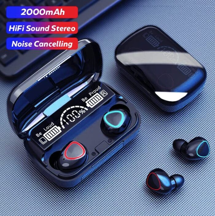 M10 TWS Wireless Earbuds with Charging Power Bank & LED Display 3D Touch Bluetooth Headset newest-Tashm Store Tashm store
