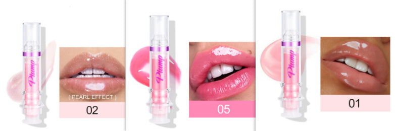 New Tube Lip Rich Lip Color Slightly Spicy Lip Honey Lip Glass Mirror Face Lip Mirror Liquid Lipstick Tash Store