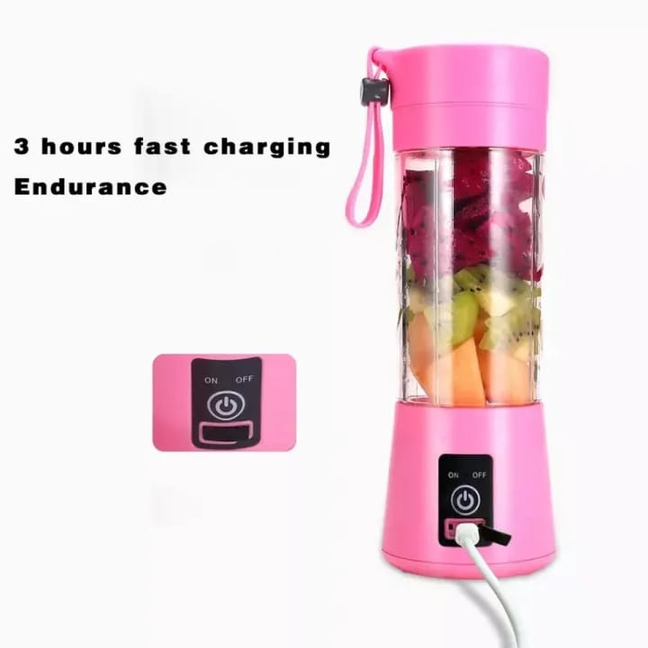 High quilety 6 Blade Portable Rechargeable USB Juicer Blender Tashm store
