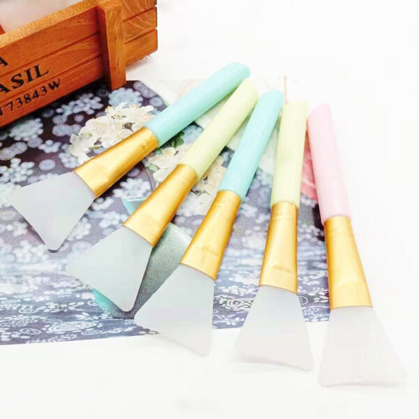 Pack of 5 Soft Silicone Mask Brushes Foundation Tashm store