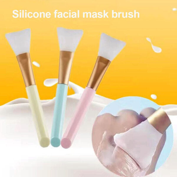 Pack of 5 Soft Silicone Mask Brushes Foundation Tashm store