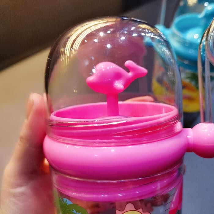 Baby Water Bottle Cartoon Whale Children Cup Baby Feeding Tashm Store