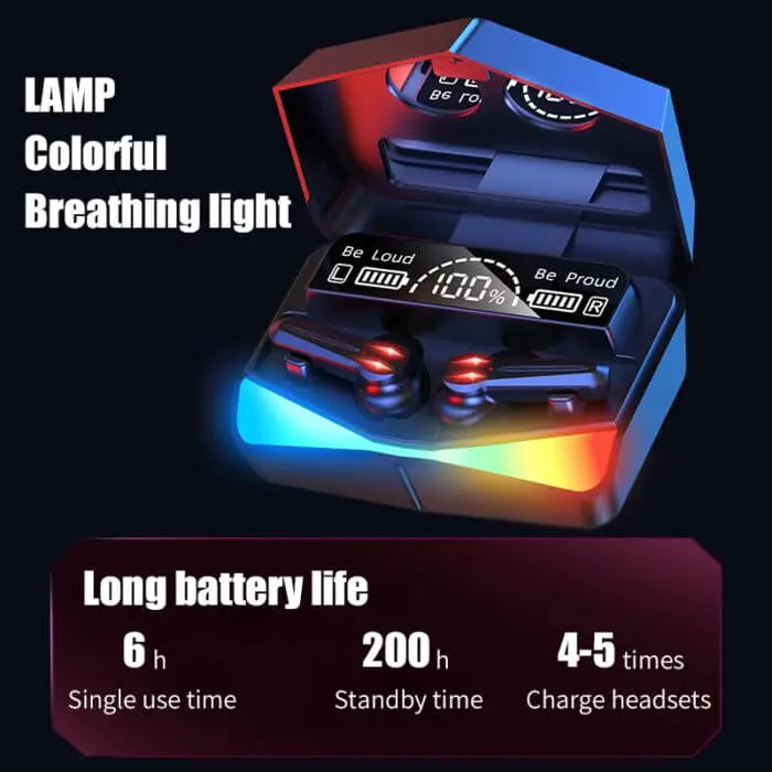 Wireless Bluetooth Gaming Earphone M-28 engineered for low latency. Tashm Store