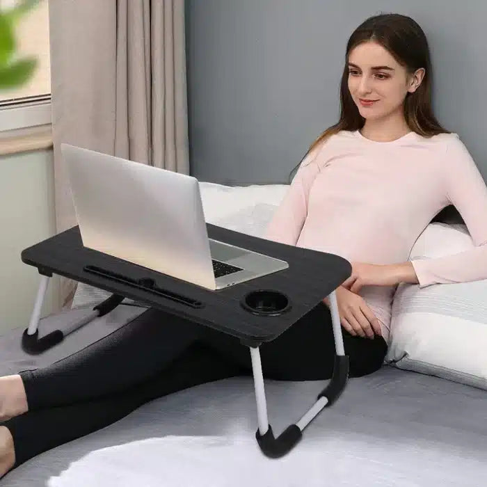 Laptop Table Modern Computer Desk Folding Multi-Purpose Laptop Table| Study Table| Bed Table| Writing Desk Tashm store