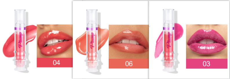 New Tube Lip Rich Lip Color Slightly Spicy Lip Honey Lip Glass Mirror Face Lip Mirror Liquid Lipstick Tash Store