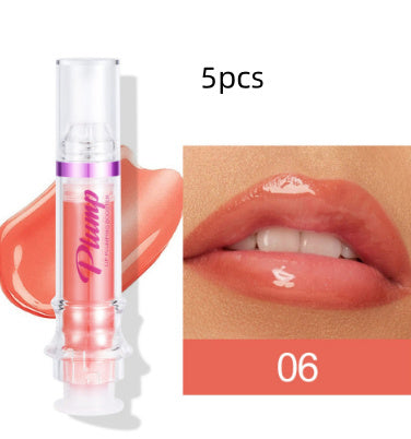 New Tube Lip Rich Lip Color Slightly Spicy Lip Honey Lip Glass Mirror Face Lip Mirror Liquid Lipstick Tash Store