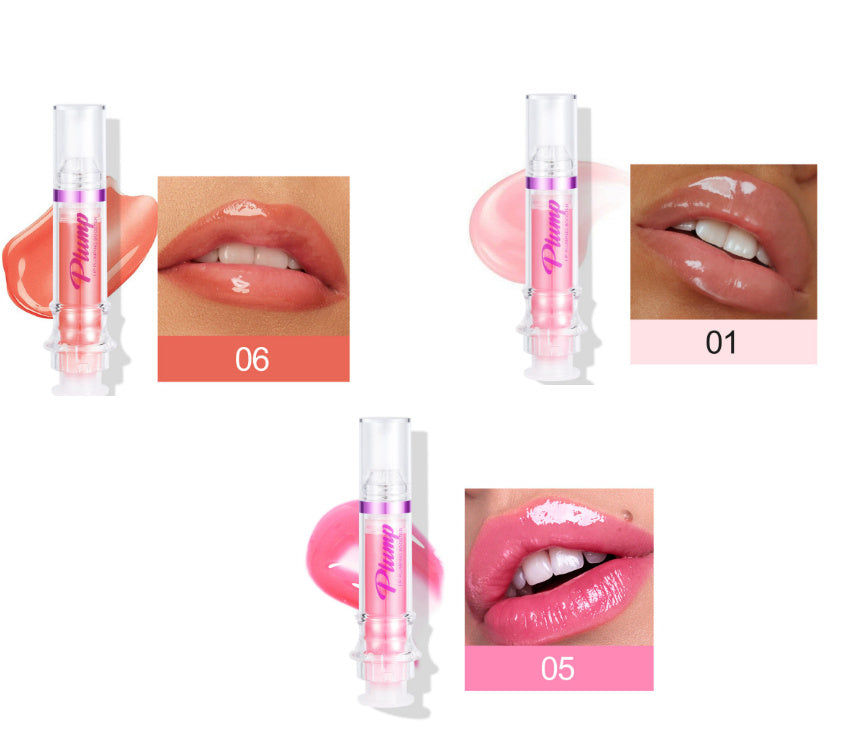 New Tube Lip Rich Lip Color Slightly Spicy Lip Honey Lip Glass Mirror Face Lip Mirror Liquid Lipstick Tash Store