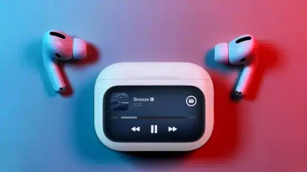 Airpods Pro With Digital Display – Anc And Transparency | Touch Volume Control Digital Screen Smooth Display Games | Tashm Store Tashm store