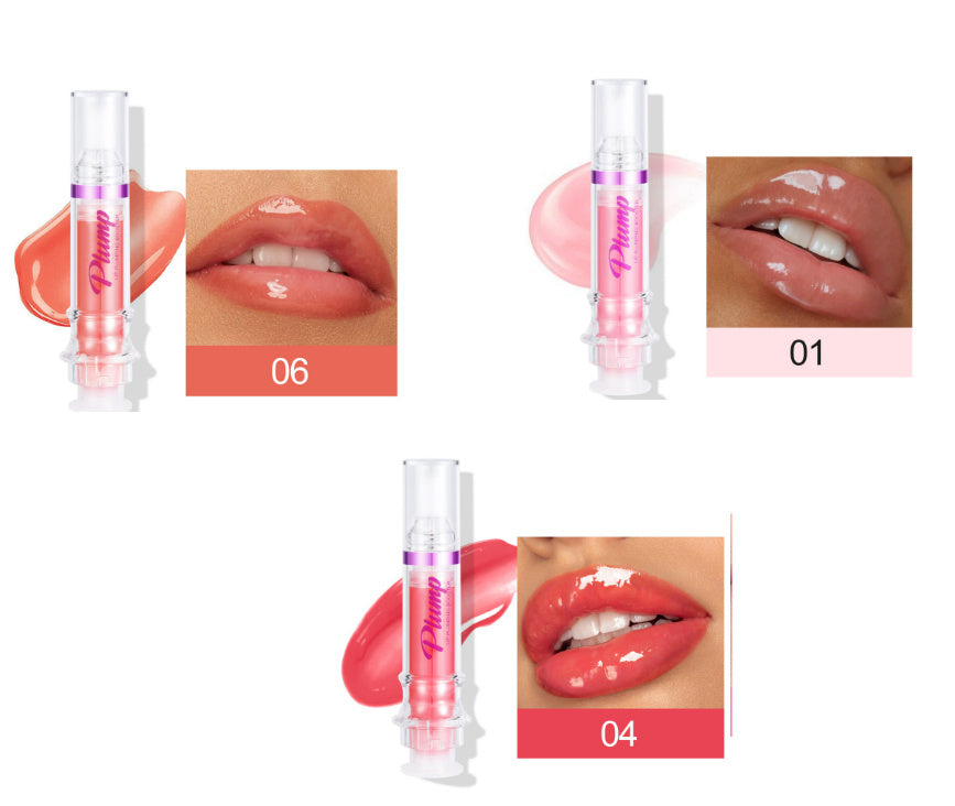 New Tube Lip Rich Lip Color Slightly Spicy Lip Honey Lip Glass Mirror Face Lip Mirror Liquid Lipstick Tash Store