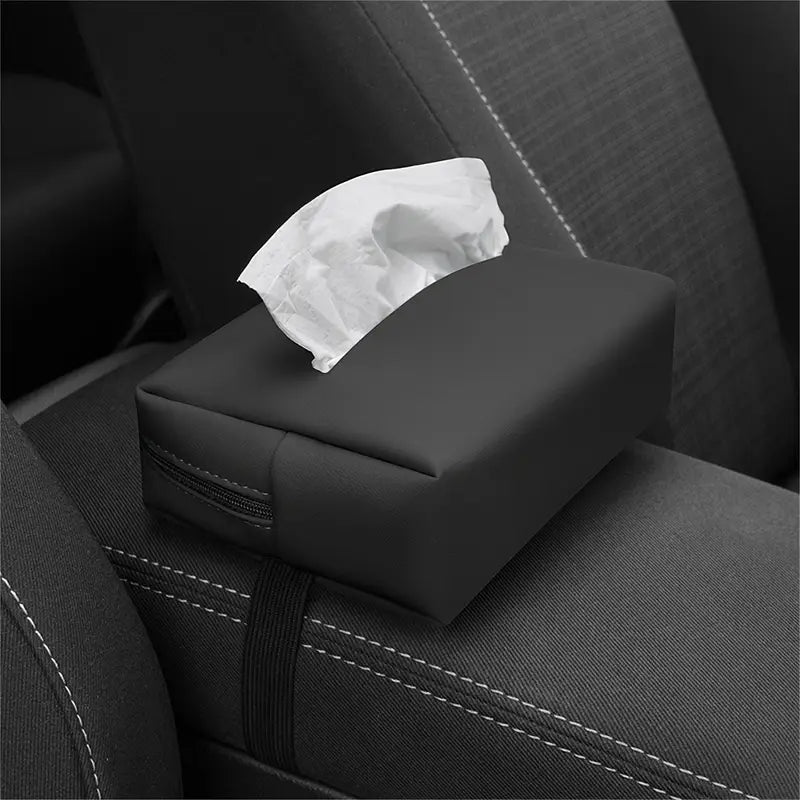 Car Visor Tissue box holder - space saving car interior organizer with elastic band Easy use - Tash Store