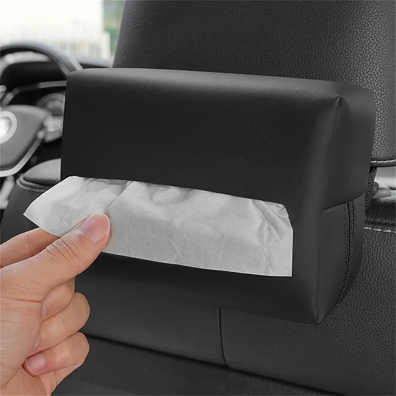 Car Visor Tissue box holder - space saving car interior organizer with elastic band Easy use - Tash Store