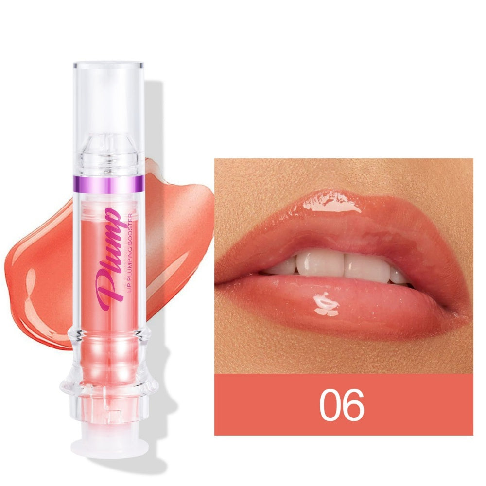 New Tube Lip Rich Lip Color Slightly Spicy Lip Honey Lip Glass Mirror Face Lip Mirror Liquid Lipstick Tash Store