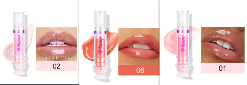 New Tube Lip Rich Lip Color Slightly Spicy Lip Honey Lip Glass Mirror Face Lip Mirror Liquid Lipstick Tash Store