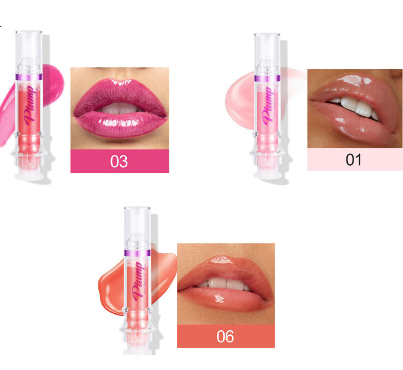 New Tube Lip Rich Lip Color Slightly Spicy Lip Honey Lip Glass Mirror Face Lip Mirror Liquid Lipstick Tash Store