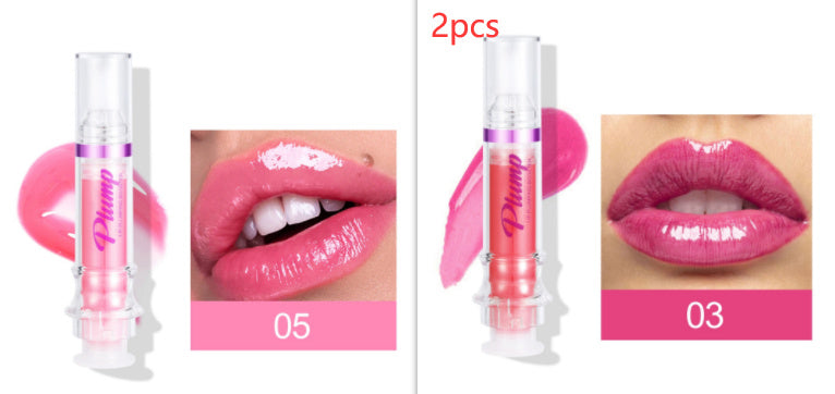 New Tube Lip Rich Lip Color Slightly Spicy Lip Honey Lip Glass Mirror Face Lip Mirror Liquid Lipstick Tash Store
