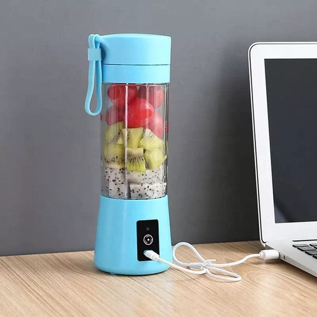 High quilety 6 Blade Portable Rechargeable USB Juicer Blender Tashm store