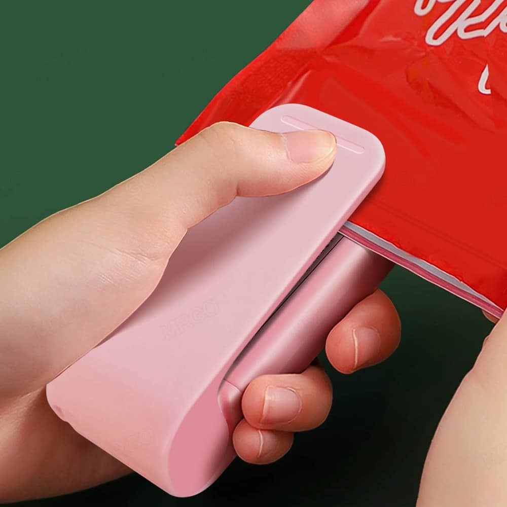 Mini Plastic Bag Sealer Machine Storage Bag Clip Sealing Machine Tashm store