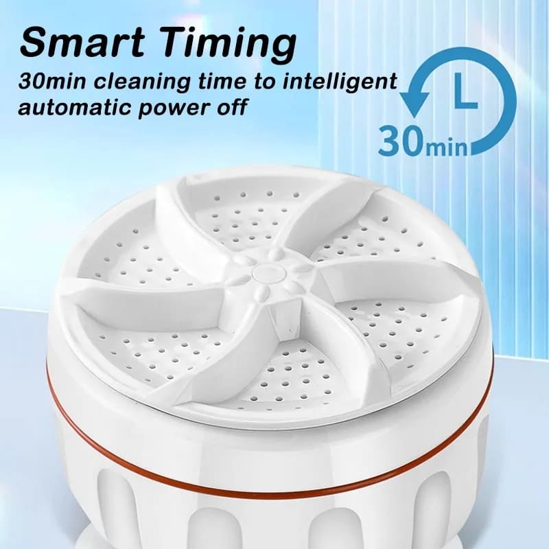 Portable Mini Washing Machine Turbine | USB Automatic Washer for Clothes, Fruits & Vegetables | Portable washing machine turbine Tashm store
