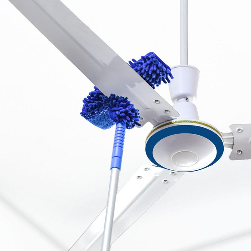 Flexible Micro Fiber Duster With Telescopic Stainless Steel Handle for Fan Cleaning 1873 Tashm Store