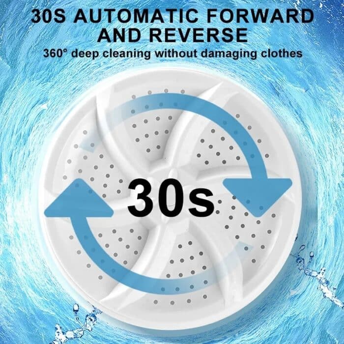 Portable Mini Washing Machine Turbine | USB Automatic Washer for Clothes, Fruits & Vegetables | Portable washing machine turbine Tashm store
