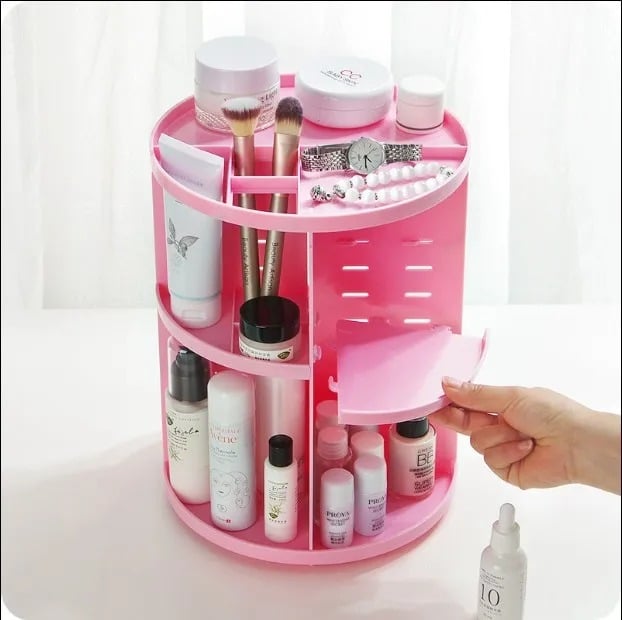 360 Rotating Cosmetic & Jewellery Organizer-Tashm Store Tashm store
